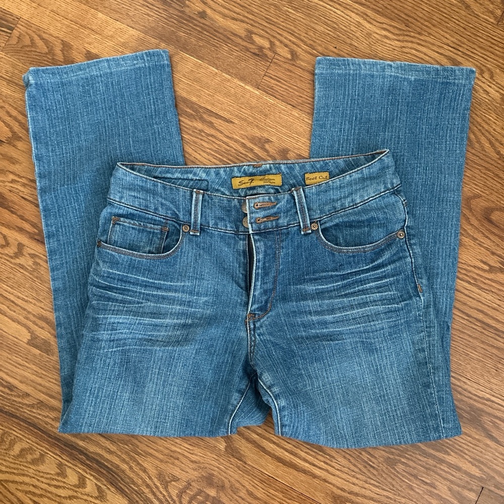 Seven7 Cropped Bootcut Jeans